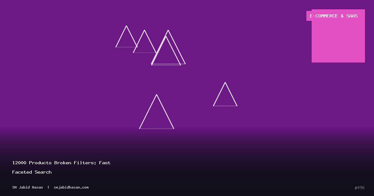 12000 Products Broken Filters: Fast Faceted Search