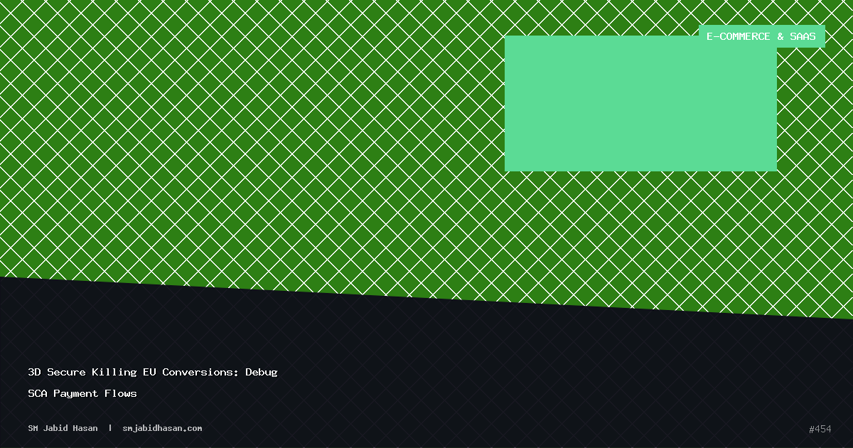3D Secure Killing EU Conversions: Debug SCA Payment Flows