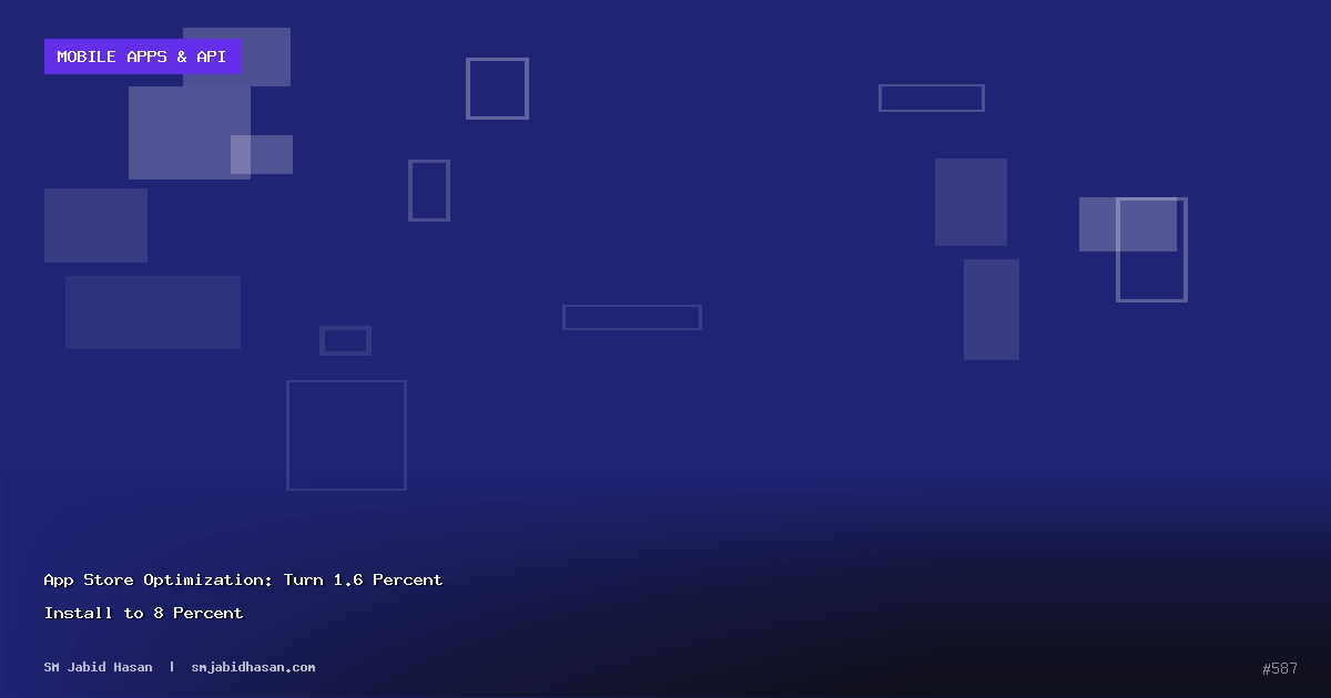App Store Optimization: Turn 1.6 Percent Install to 8 Percent