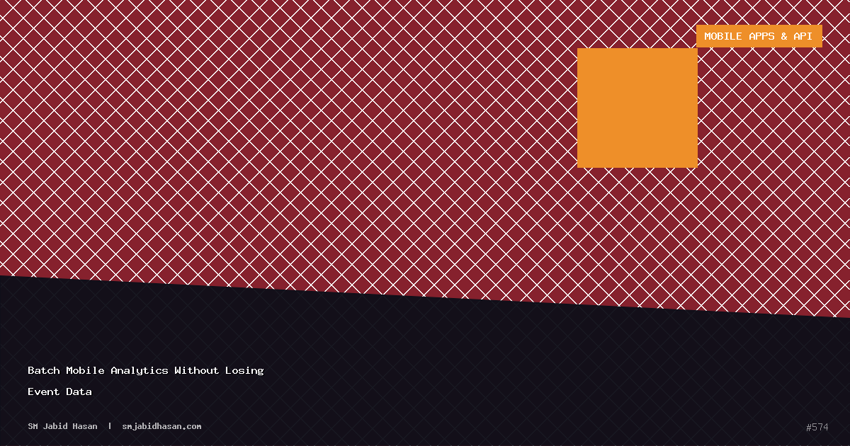 Batch Mobile Analytics Without Losing Event Data