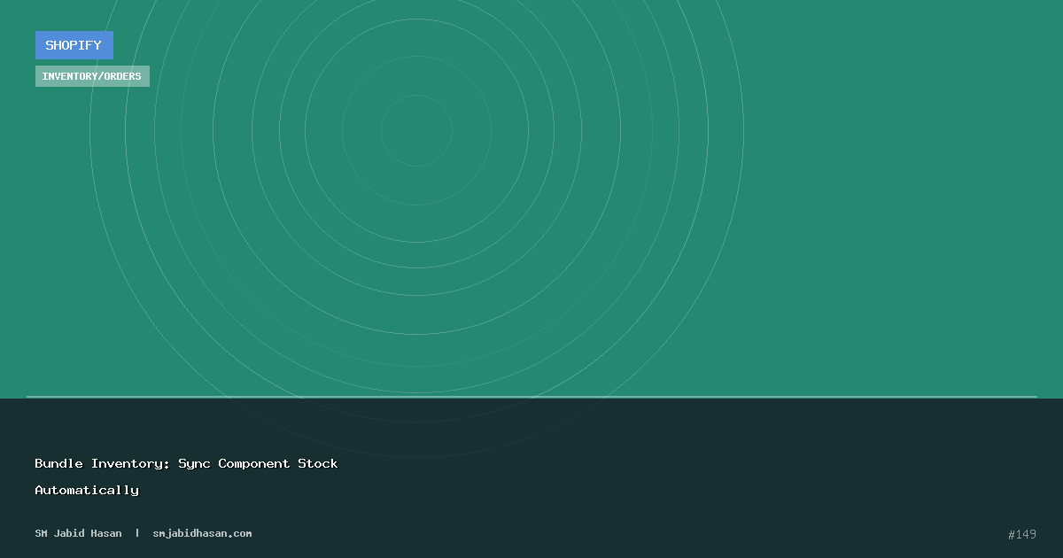 Bundle Inventory: Sync Component Stock Automatically