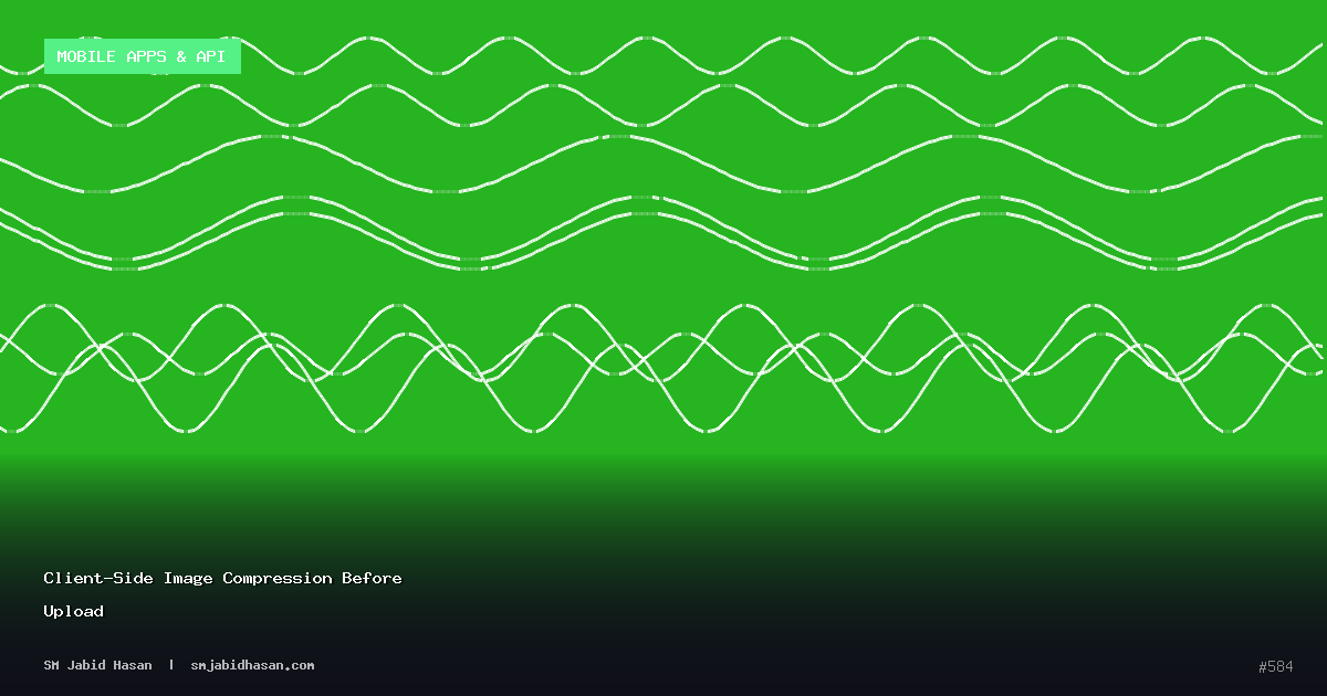 Client-Side Image Compression Before Upload