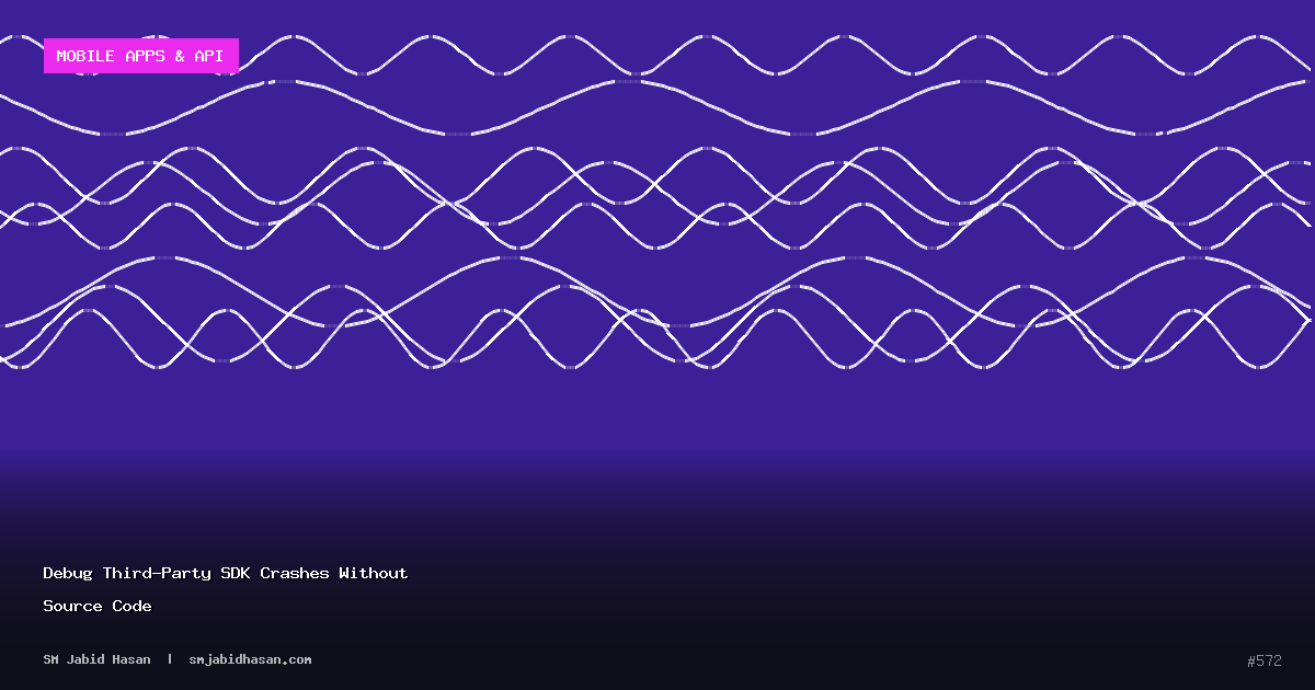 Debug Third-Party SDK Crashes Without Source Code