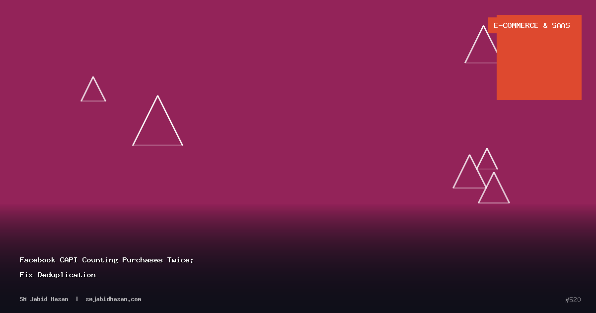 Facebook CAPI Counting Purchases Twice: Fix Deduplication