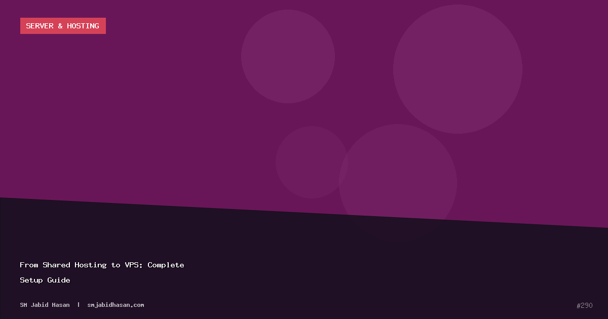 From Shared Hosting to VPS: Complete Setup Guide