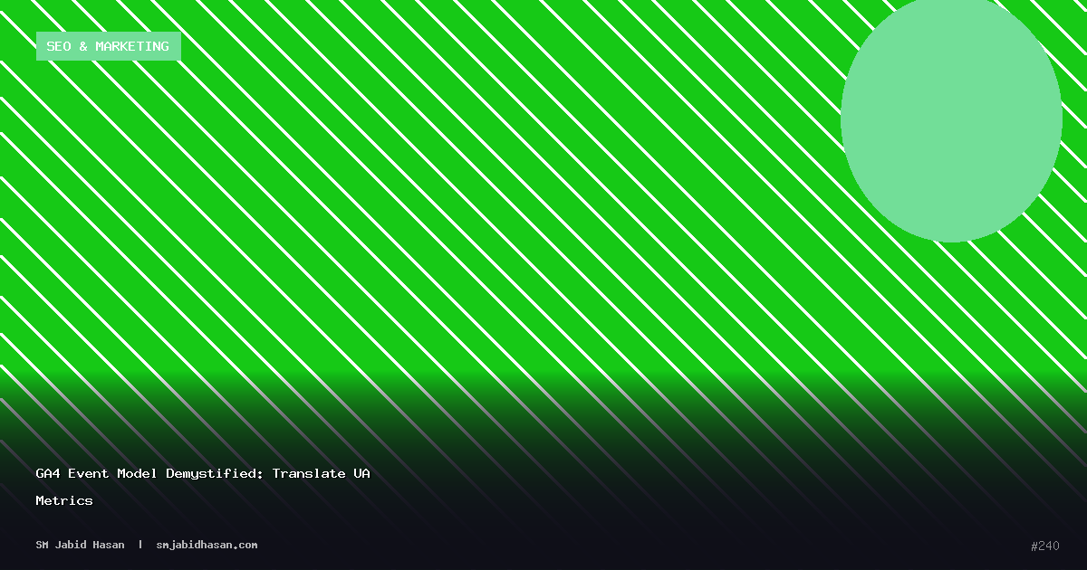 GA4 Event Model Demystified: Translate UA Metrics
