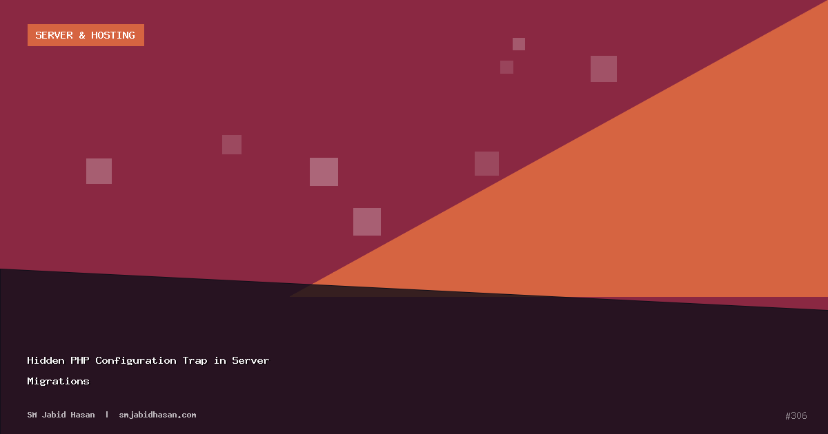 Hidden PHP Configuration Trap in Server Migrations