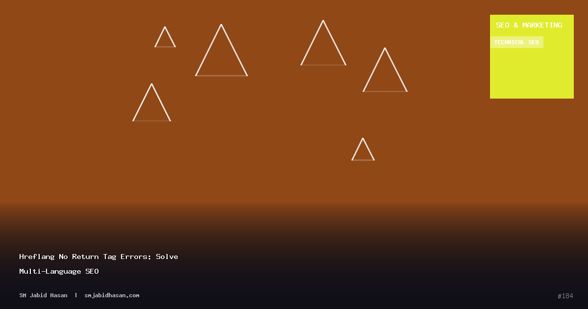 Hreflang No Return Tag Errors: Solve Multi-Language SEO
