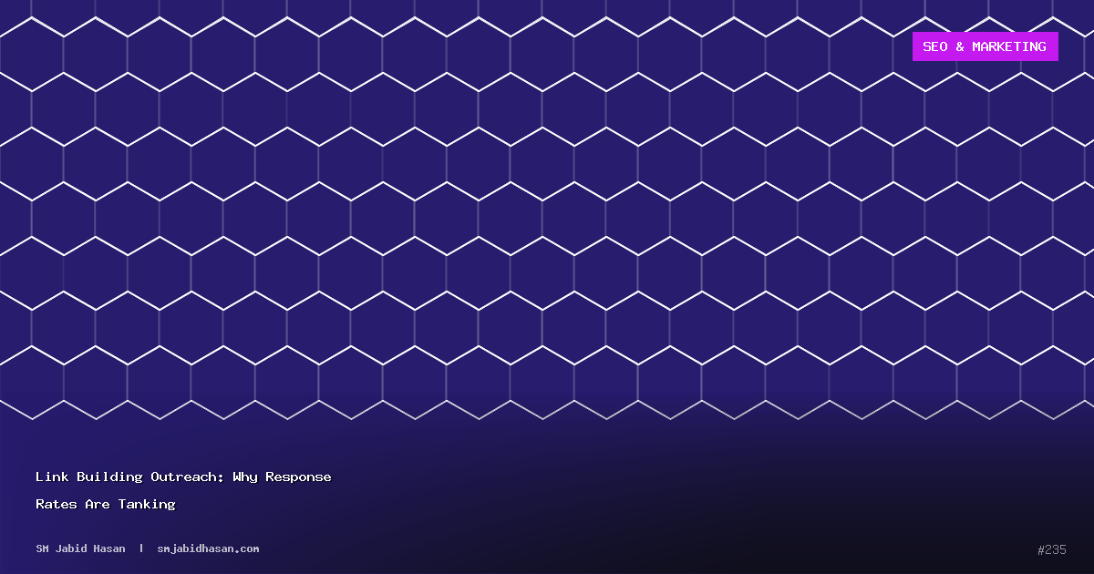 Link Building Outreach: Why Response Rates Are Tanking