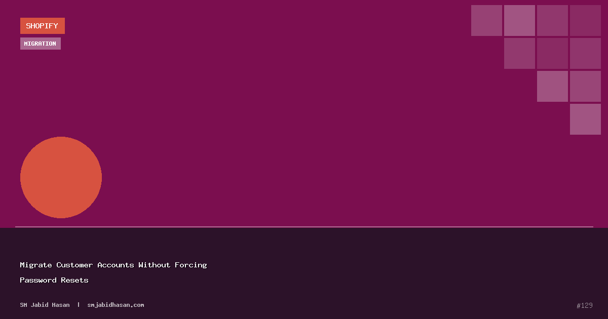 Migrate Customer Accounts Without Forcing Password Resets