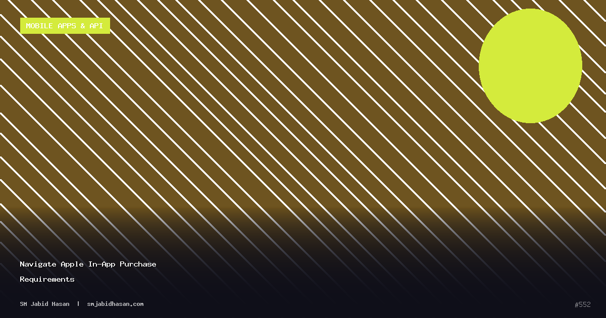 Navigate Apple In-App Purchase Requirements