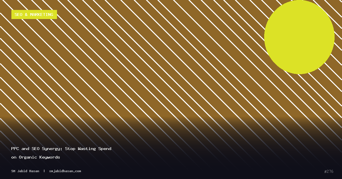 PPC and SEO Synergy: Stop Wasting Spend on Organic Keywords