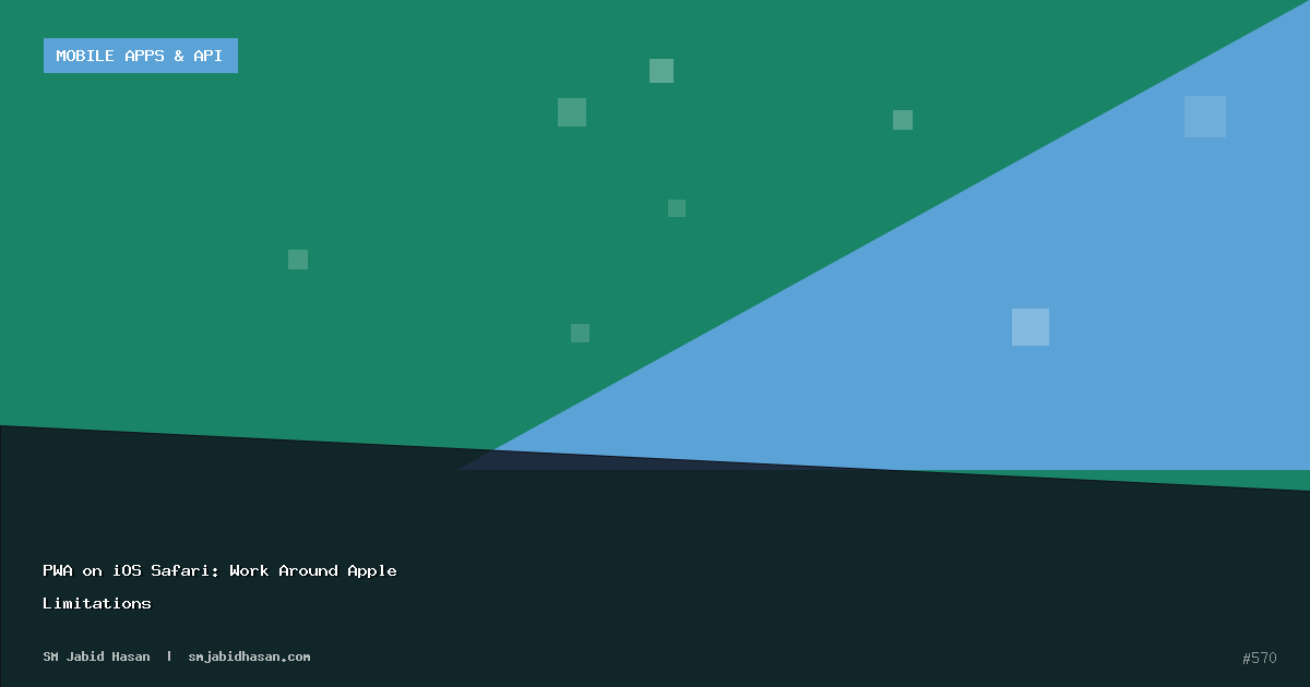 PWA on iOS Safari: Work Around Apple Limitations