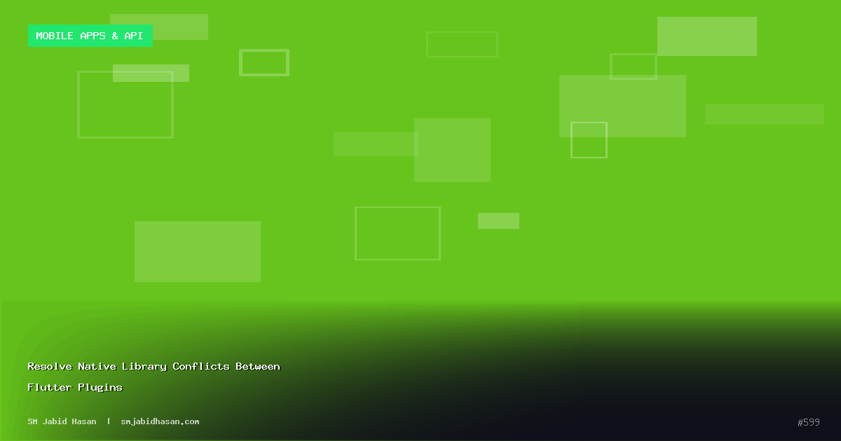 Resolve Native Library Conflicts Between Flutter Plugins