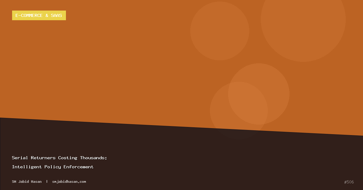 Serial Returners Costing Thousands: Intelligent Policy Enforcement