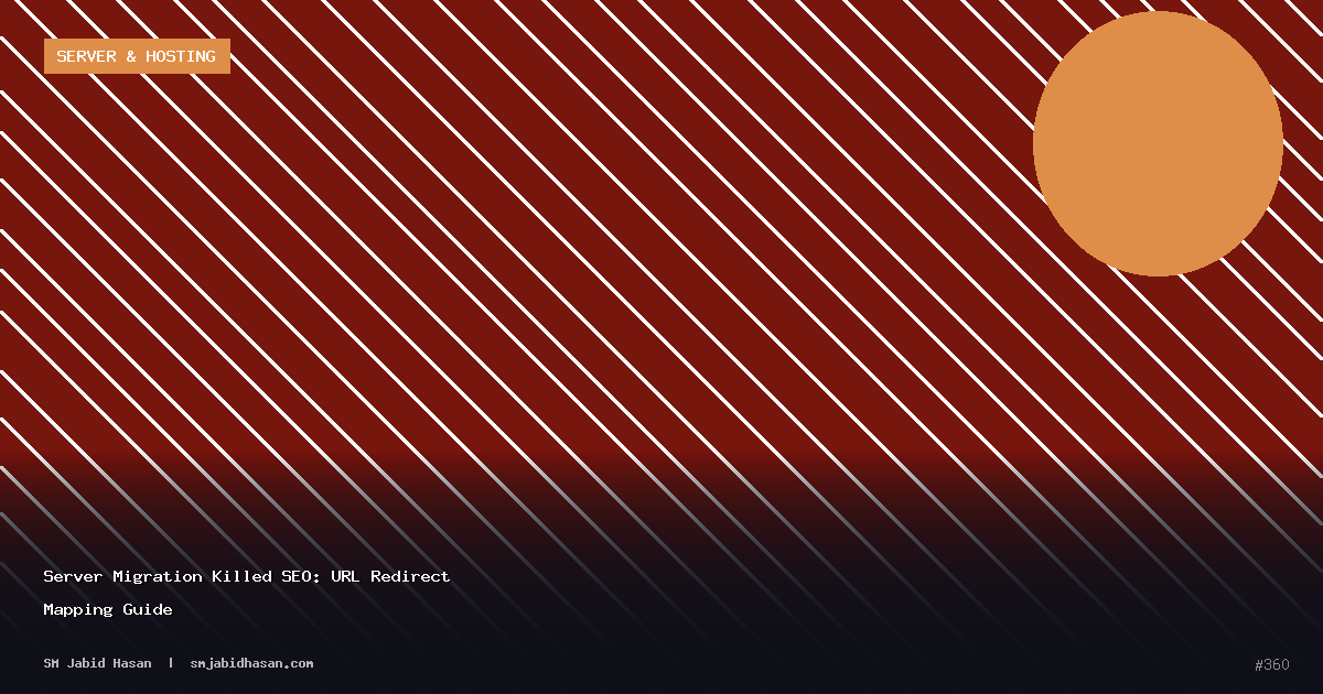 Server Migration Killed SEO: URL Redirect Mapping Guide