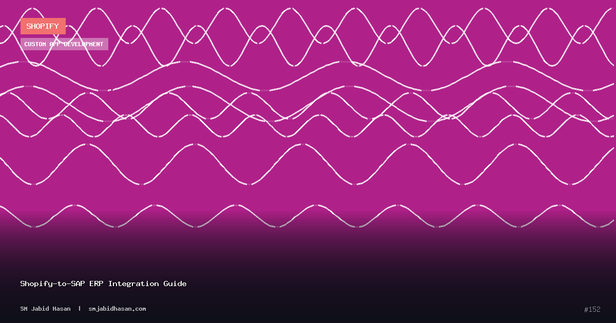 Shopify-to-SAP ERP Integration Guide