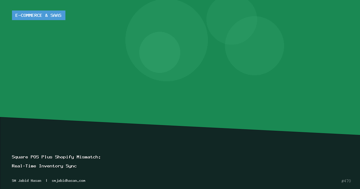 Square POS Plus Shopify Mismatch: Real-Time Inventory Sync