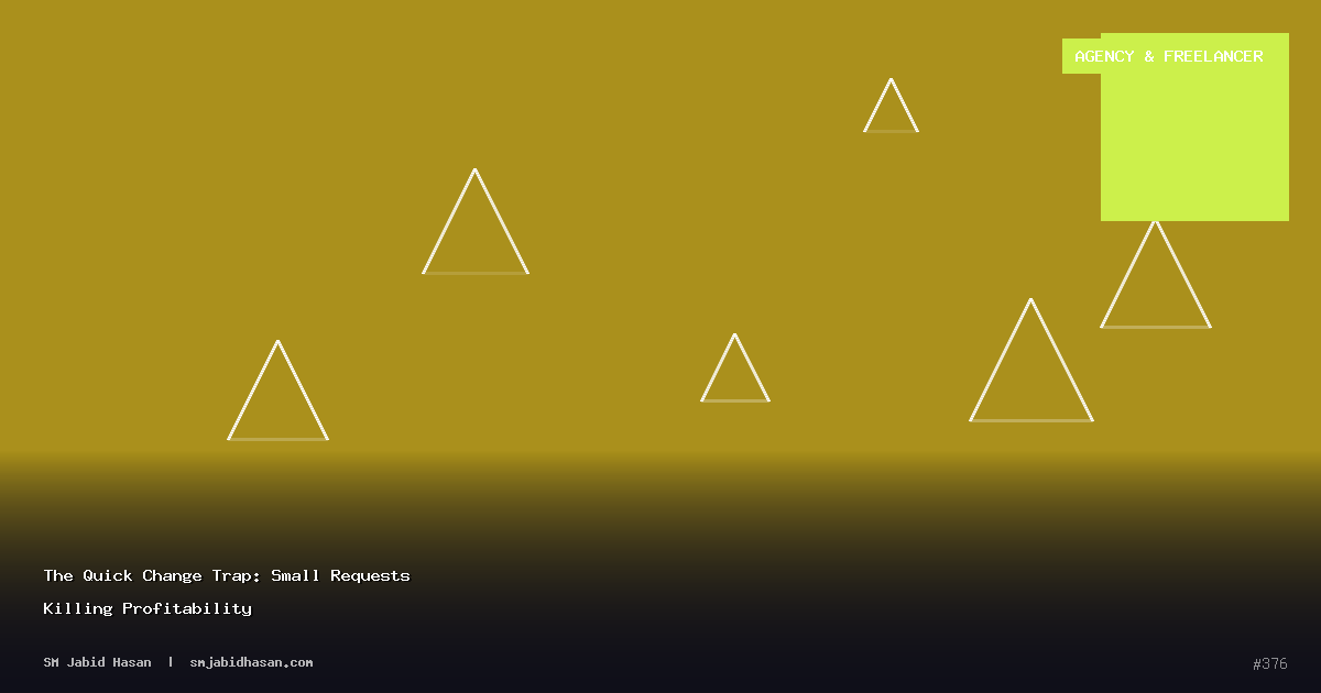 The Quick Change Trap: Small Requests Killing Profitability