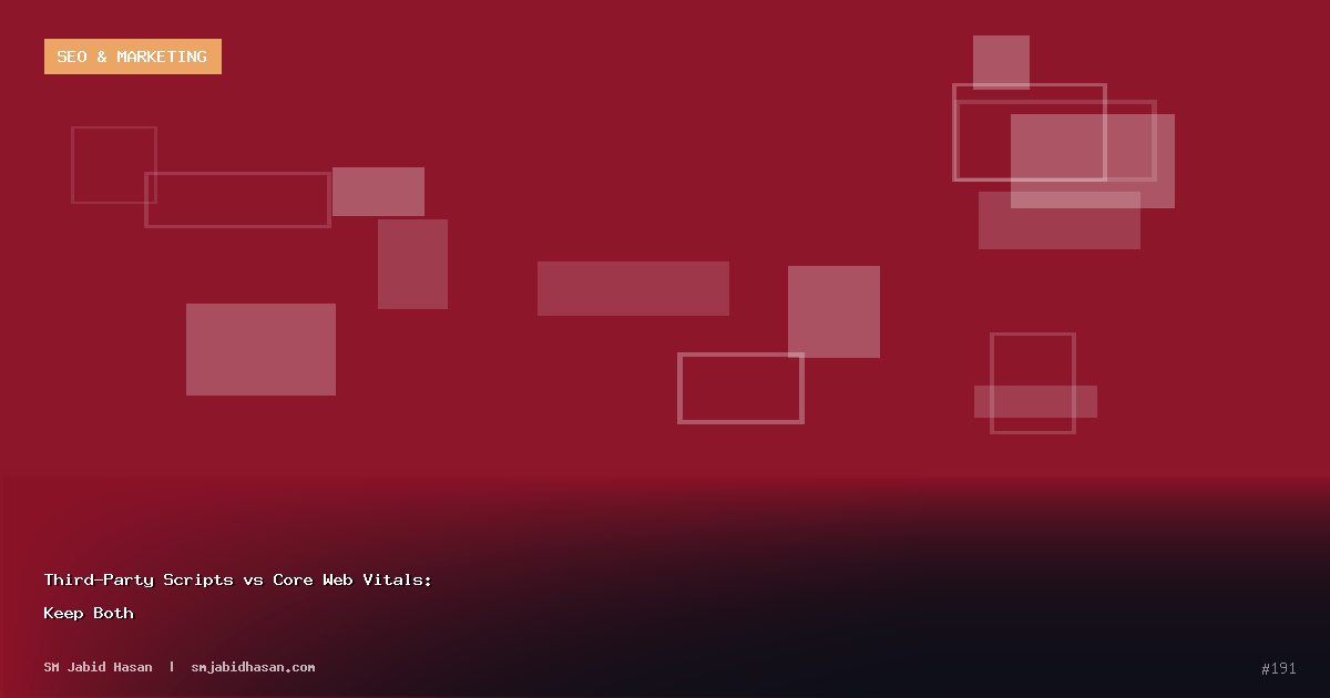 Third-Party Scripts vs Core Web Vitals: Keep Both