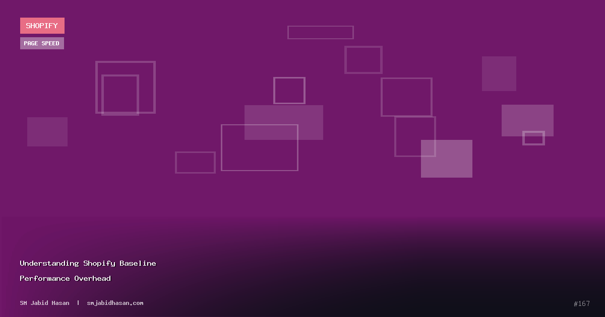 Understanding Shopify Baseline Performance Overhead