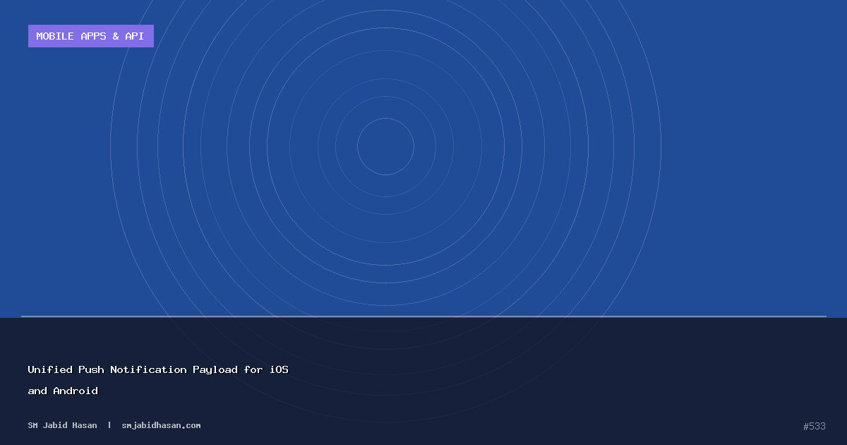 Unified Push Notification Payload for iOS and Android