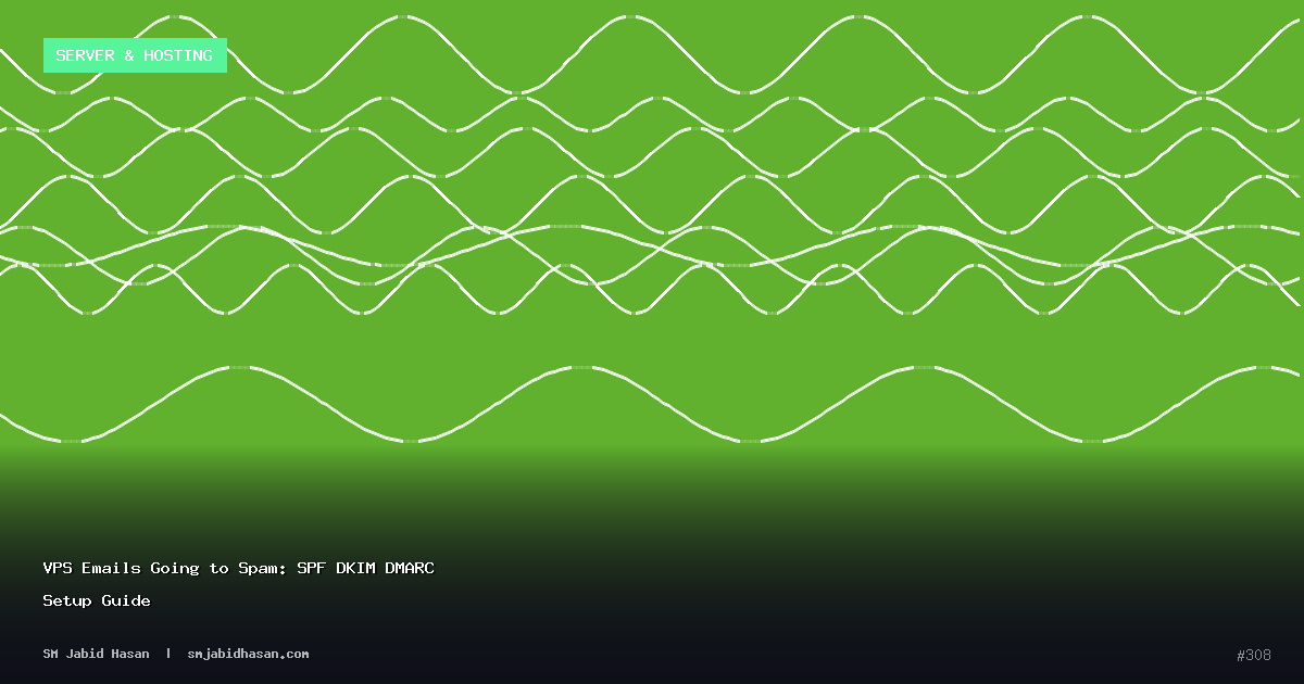VPS Emails Going to Spam: SPF DKIM DMARC Setup Guide