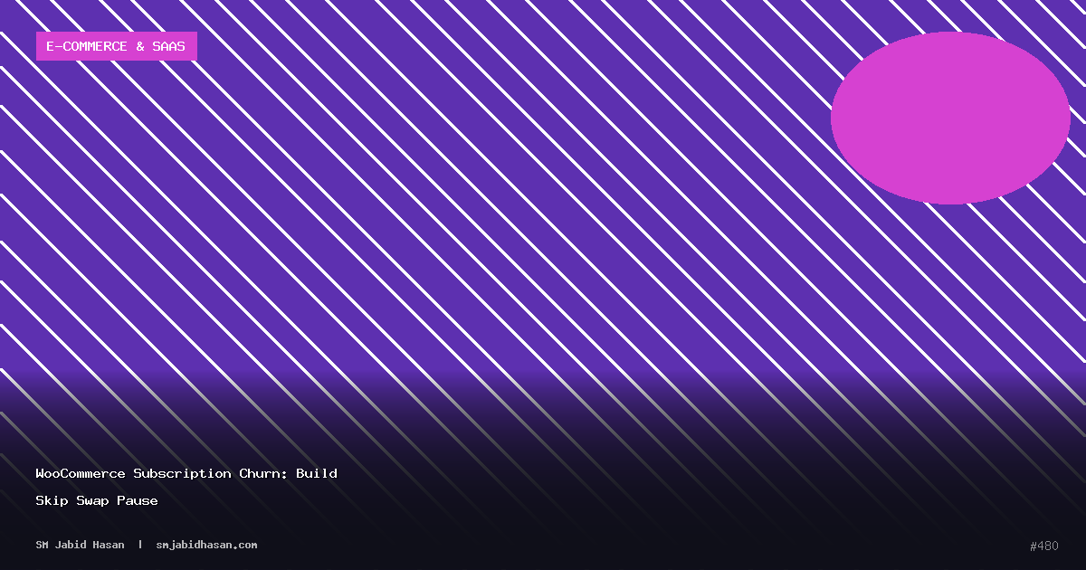 WooCommerce Subscription Churn: Build Skip Swap Pause